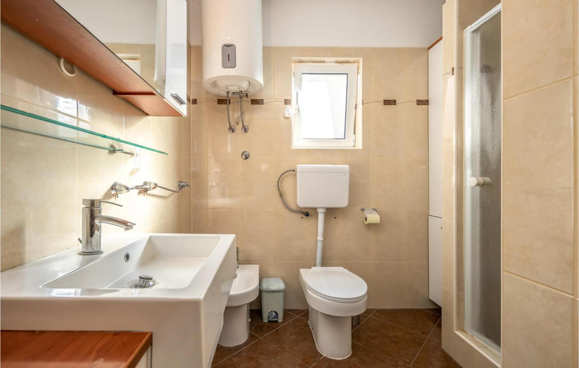Nice Apartment In Crikvenica With House Sea View Kültér fotó