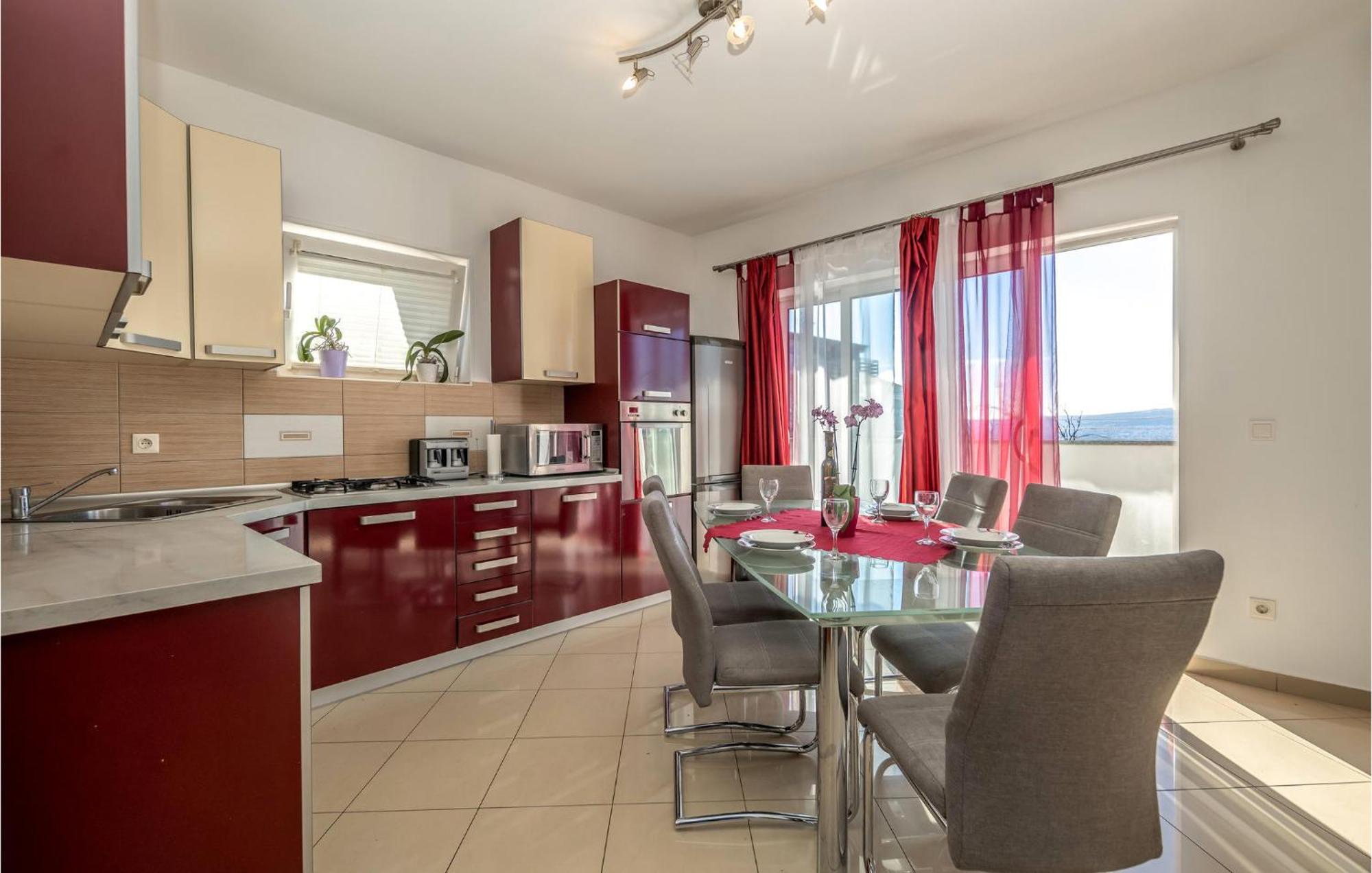 Nice Apartment In Crikvenica With House Sea View Kültér fotó