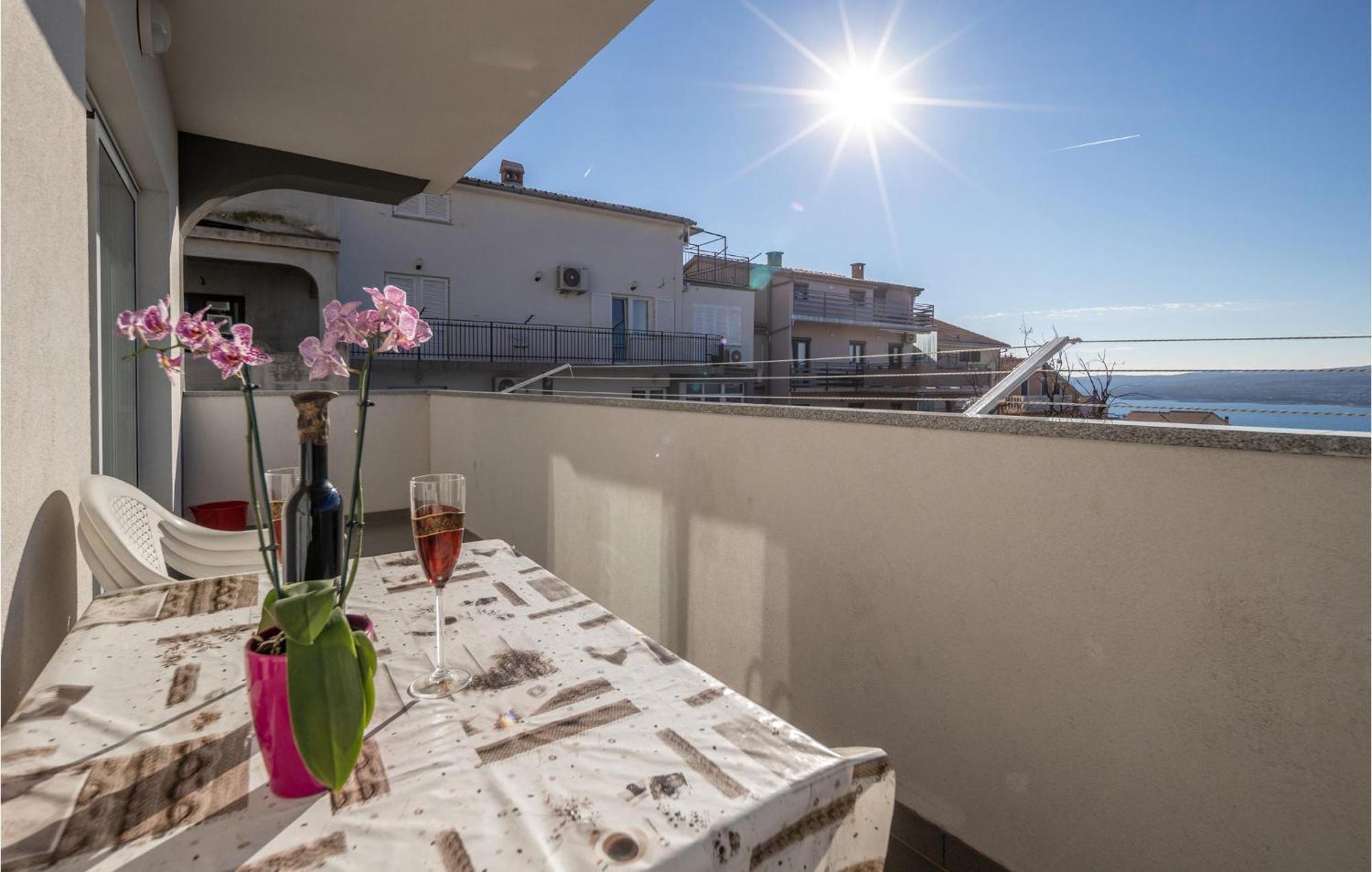 Nice Apartment In Crikvenica With House Sea View Kültér fotó
