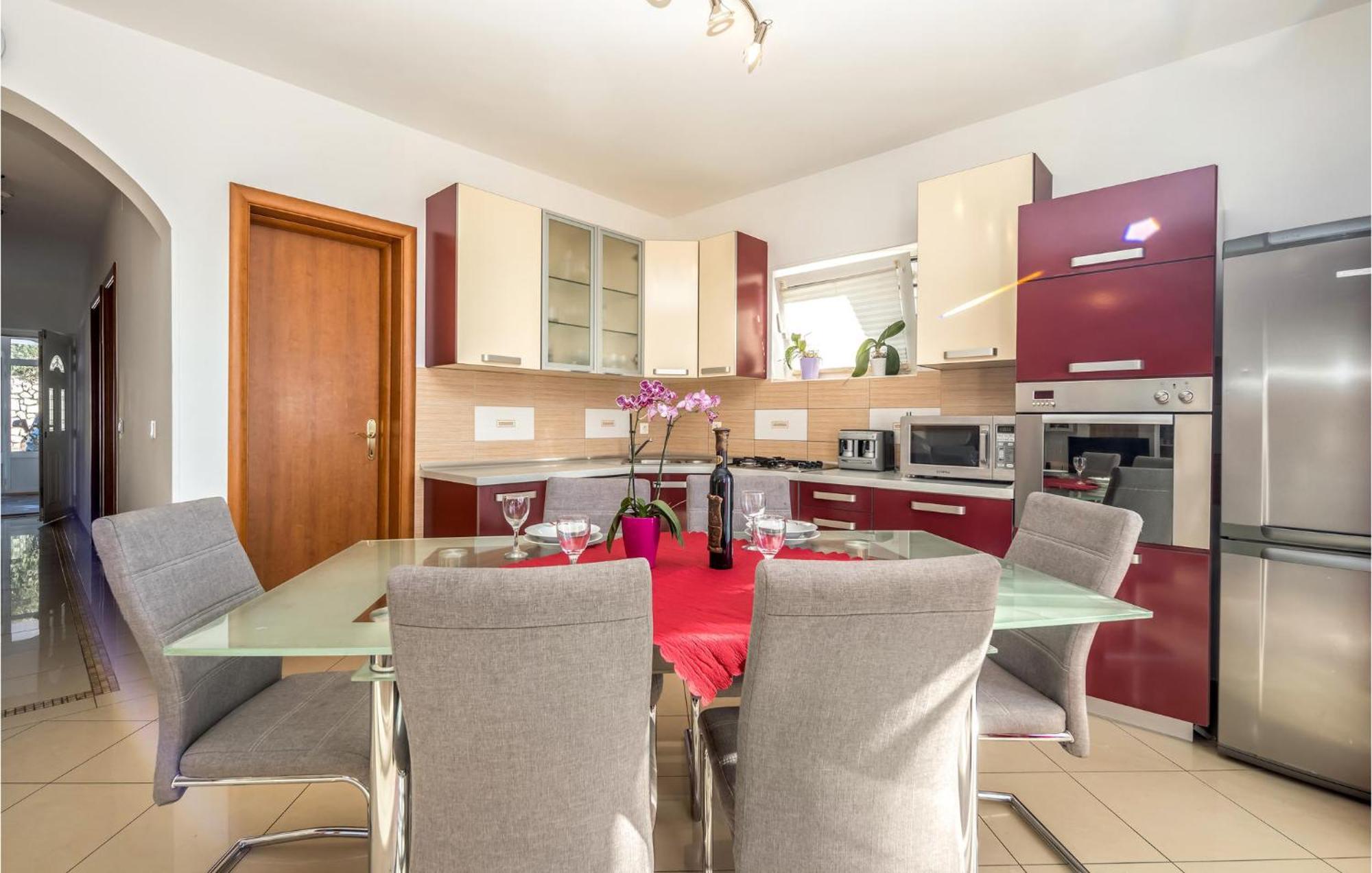 Nice Apartment In Crikvenica With House Sea View Kültér fotó