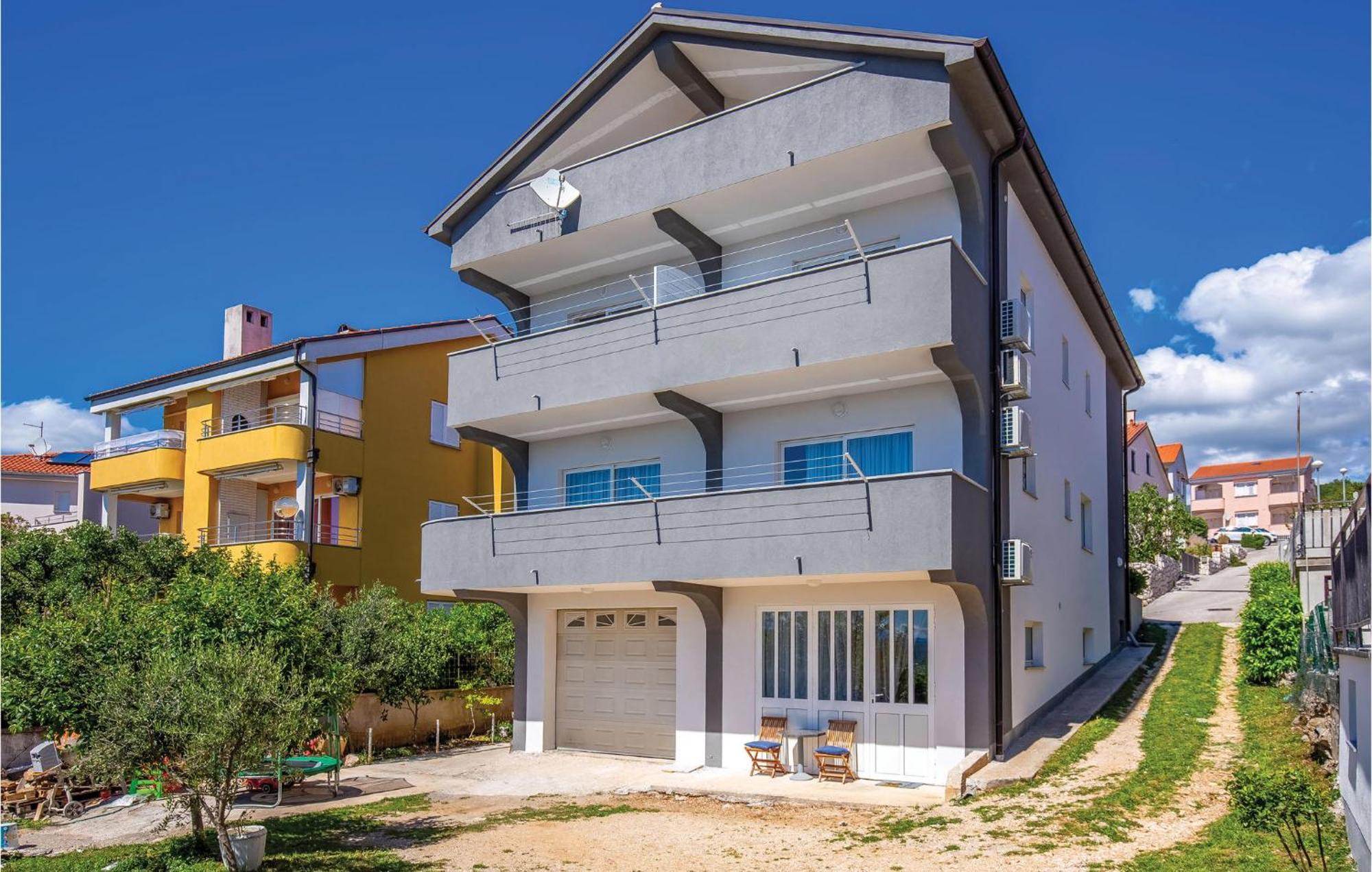 Nice Apartment In Crikvenica With House Sea View Kültér fotó